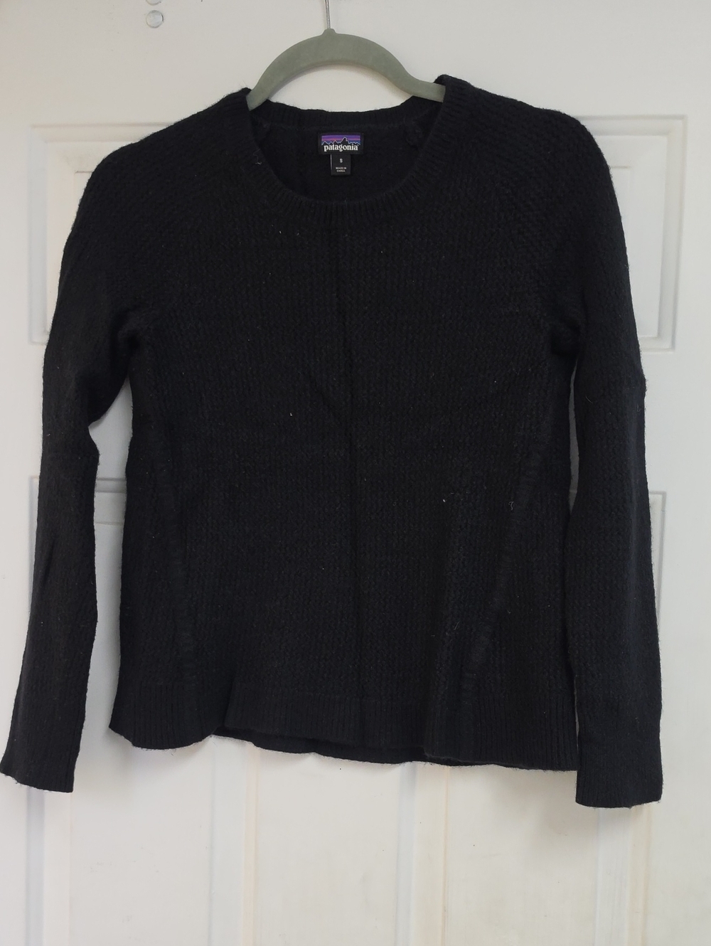 Patagonia Black Knit Pullover Sweater